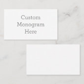 Amerikanisch, 8.9 cm x 5.1 cm Visitenkarte (Vorne/Hinten)