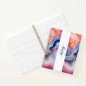 Benutzerdefinierte Monogrammblätter Notizblock (Innenseite)