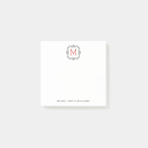 Benutzerdefinierte Monogramme Post-it® Notizen