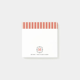 Benutzerdefinierte Monogramme Post-it® Notizen im
