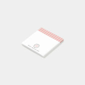 Benutzerdefinierte Monogramme Post-it® Notizen im (angewinkelt)