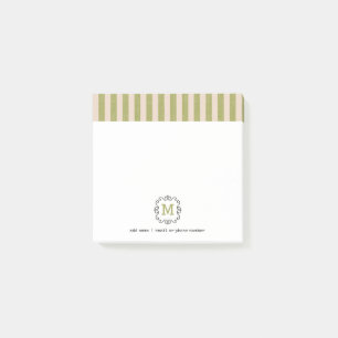 Benutzerdefinierte Monogramme Post-it® Notizen im