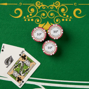Benutzerdefinierte Monte Carlo Smooth 10 Cent 14 G Pokerchips