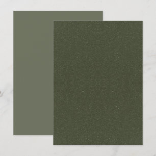 Benutzerdefinierte Moosgrüne Noise Flat Ankündigun Ankündigung