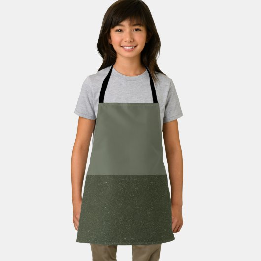 Benutzerdefinierte Moosgrüne Schürze - Halbgeräusc (Insitu)