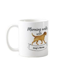 Benutzerdefinierte Morgenspaziergänge Mit Labrador