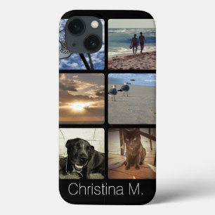 Benutzerdefinierte Mosaik-Bildkollektion mit mehre iPhone 13 Hülle