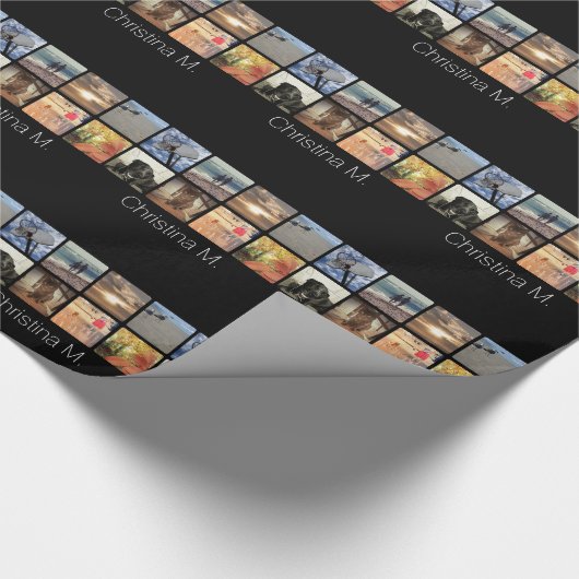 Benutzerdefinierte Mosaik-Bildkollektion mit mehre Geschenkpapier (Ecke)