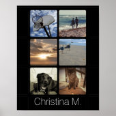 Benutzerdefinierte Mosaik-Bildkollektion mit mehre Poster (Vorne)