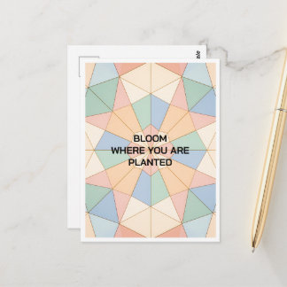 Benutzerdefinierte Motivations-Postkarte Postkarte