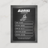 Benutzerdefinierte Motocross-Handelskarte, Dirt Bi Telefonnummerkarte (Rückseite)