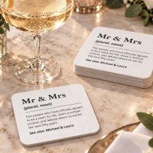 Benutzerdefinierte Mr Mrs Hochzeitsempfang Frischv