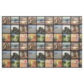Benutzerdefinierte Multi-Foto-Medium-Mosaikbild-Co Stoff (Fat Quarter (45,7 x 55,9 cm))