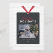 Benutzerdefinierte Multifunktionsleisten-Foto-Weih Feiertagskarte (Vorne/Hinten)