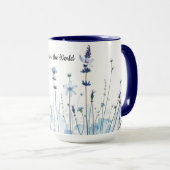 Benutzerdefinierte Mumie-Wildblumen-Garten-Muttert Tasse (VorderseiteRechts)