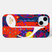 Benutzerdefinierte musikalische Note farbig Case-Mate iPhone Hülle (Rückseite (Horizontal))