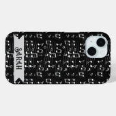 Benutzerdefinierte Musiknoten Case-Mate iPhone Hülle (Rückseite (Horizontal))