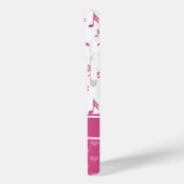 Benutzerdefinierte Musiknoten und Muster für Herz Case-Mate iPhone Hülle (Rückseite / Links)