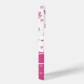 Benutzerdefinierte Musiknoten und Muster für Herz Case-Mate iPhone Hülle (Rückseite / Rechts)