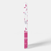 Benutzerdefinierte Musiknoten und Muster für Herz  Case-Mate iPhone Hülle (Rückseite / Links)