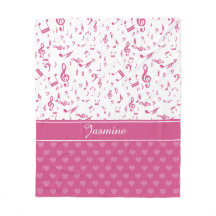 Benutzerdefinierte Musiknoten und Muster für Herz