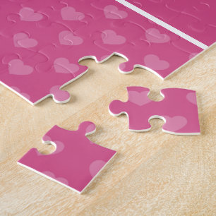 Benutzerdefinierte Musiknoten und Muster für Herz  Puzzle