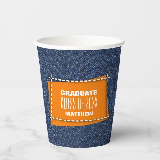 Benutzerdefinierte Musterabstufungspartei Pappbecher (Vorderseite)