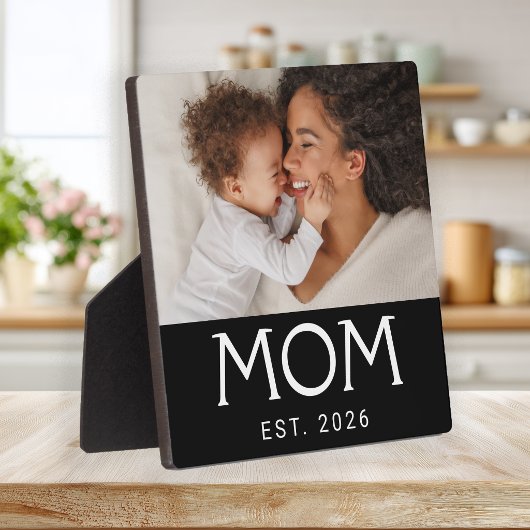 Benutzerdefinierte Mutter etablierte moderne Typog Fotoplatte