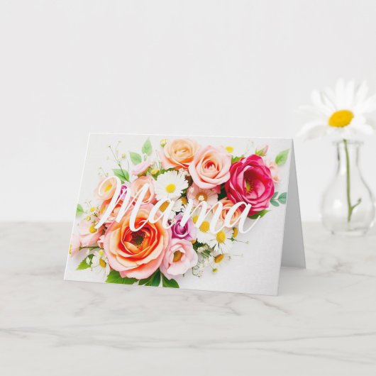 Benutzerdefinierte Muttertagskarte - Personalisier Karte (Kleine Pflanze)