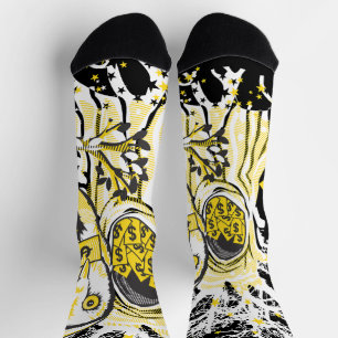 Benutzerdefinierte nachhaltige Premium-Crew-Socke Socken