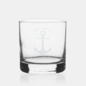 Benutzerdefinierte Nachricht für den Anker eines S Whiskyglas (Rückseite)