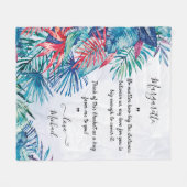 Benutzerdefinierte Nachricht für die Fernbeziehung Fleecedecke (Vorderseite (Horizontal))