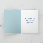 Benutzerdefinierte Nachricht für Hockey-Spieler un Karte (Innenseite)