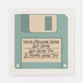 Benutzerdefinierte Nachrichtencomputer-Diskette Na Serviette (Vorderseite)