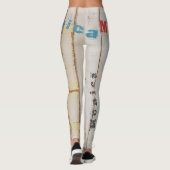 Benutzerdefinierte Name Funky-Leggings Leggings (Rückseite)