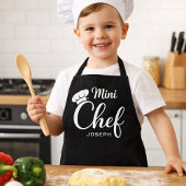 Benutzerdefinierte Name Mini Chef Kinder-Schürze Schürze