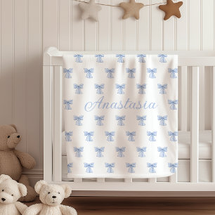 Benutzerdefinierte Name Sherpa-Decke Coquette Blau Sherpadecke