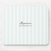 Benutzerdefinierte Name- und Stripteppichvorlage Mousepad (Vorne)