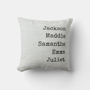 Benutzerdefinierte Namen Oma und Mama Geschenk Kissen