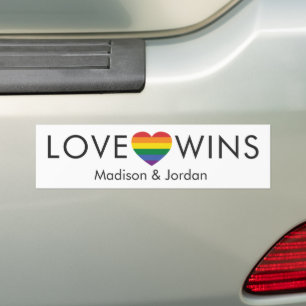 Benutzerdefinierte Namen Regenbogen LIEBE Autoaufkleber