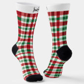 Benutzerdefinierte Namens-Crewsocken Socken (Gewinkelt)