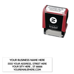 Benutzerdefinierte Namens-E-Mail-Adresse-Stempel B Permastempel