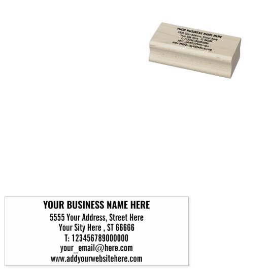 Benutzerdefinierte Namensadressdaten Rubber-Briefm Gummistempel (Stempel)