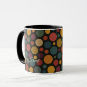 Benutzerdefinierte Namensfarbringe Tasse (Vorderseite Links)