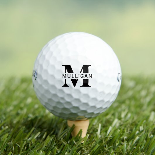 Benutzerdefinierte Namensmonogramm-Vorlage Hochzei Golfball (Insitu T-Shirt)