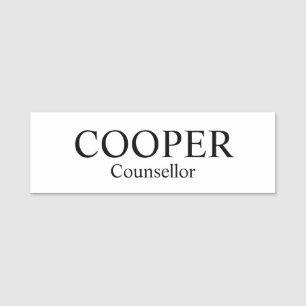 Benutzerdefinierte Namensschilder für die Arbeit,  Namensschild