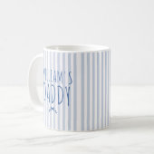 Benutzerdefinierte Namensstreifen Muster mit Bogen Kaffeetasse (Vorderseite Links)