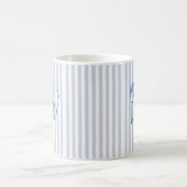 Benutzerdefinierte Namensstreifen Muster mit Bogen Kaffeetasse (Mittel)