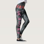 Benutzerdefinierte Namensüberprüfungen Leggings (Rechts)