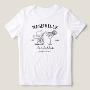 Benutzerdefinierte Nashville-Rodeo, Cowgirl, Lusti Tri-Blend Shirt